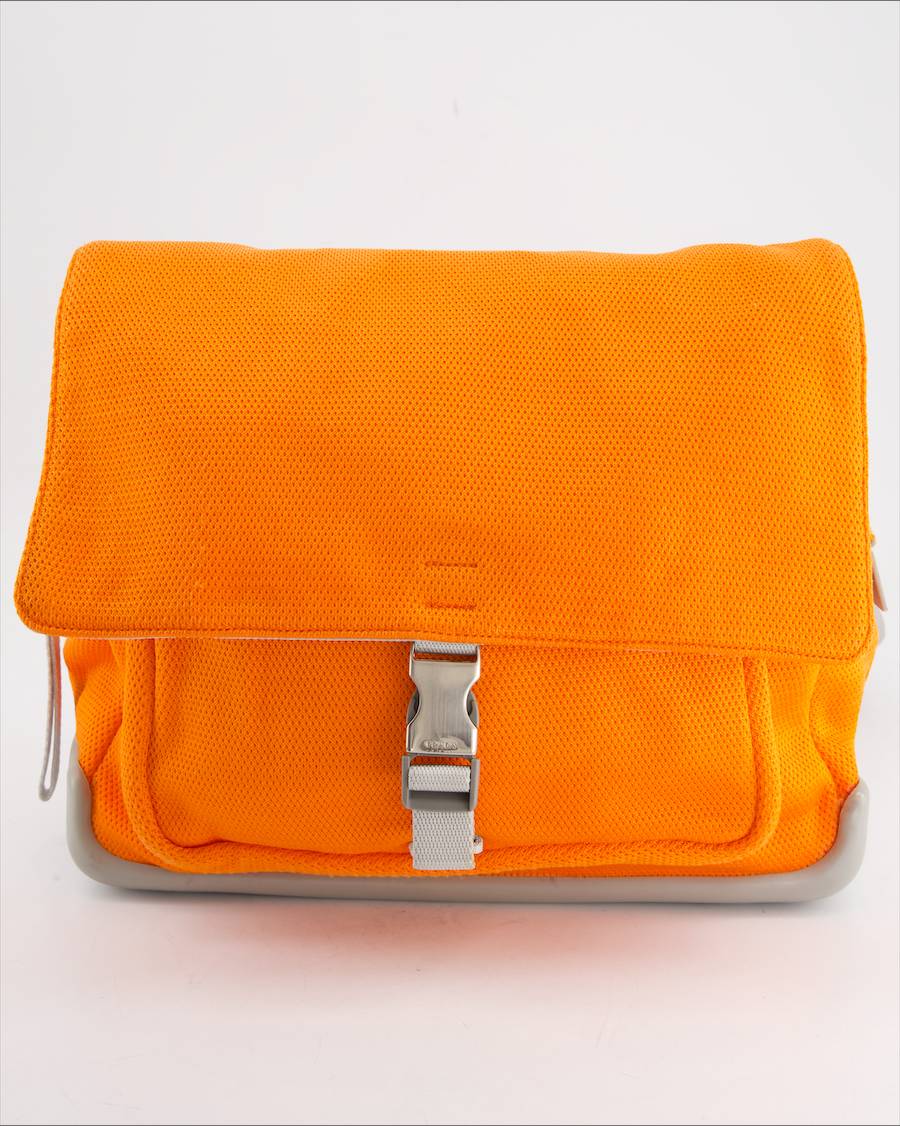 Prada Crossbody Bag Cloth Orange