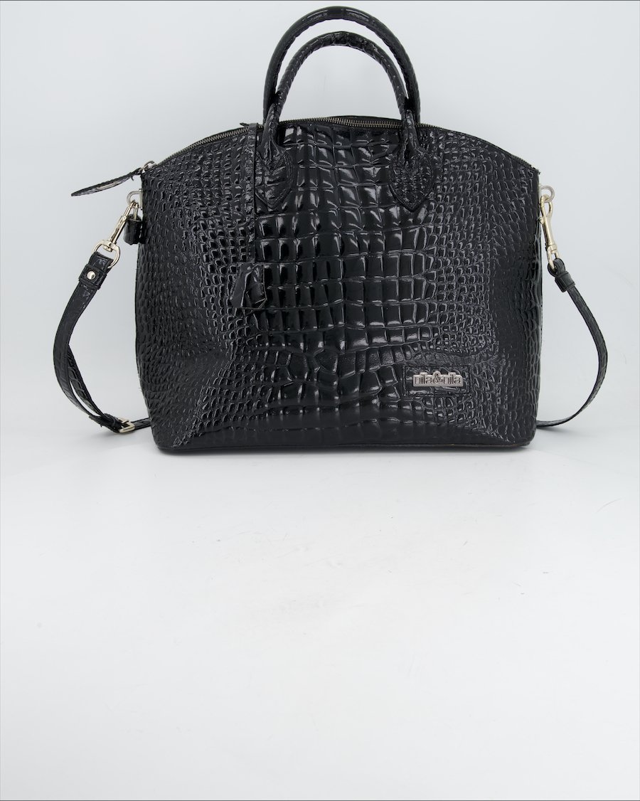 Nila&Nila Handbag Leather Black