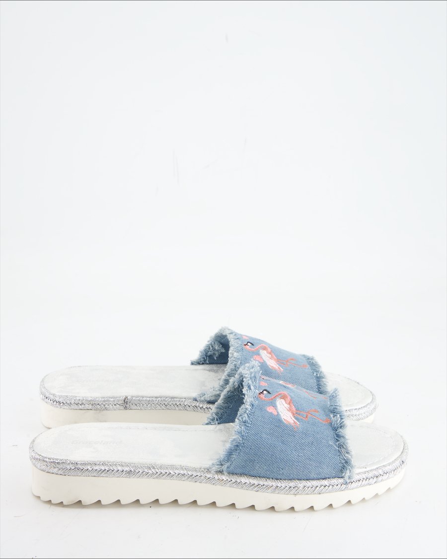 Graceland Sandals Leather Denim Eu 40