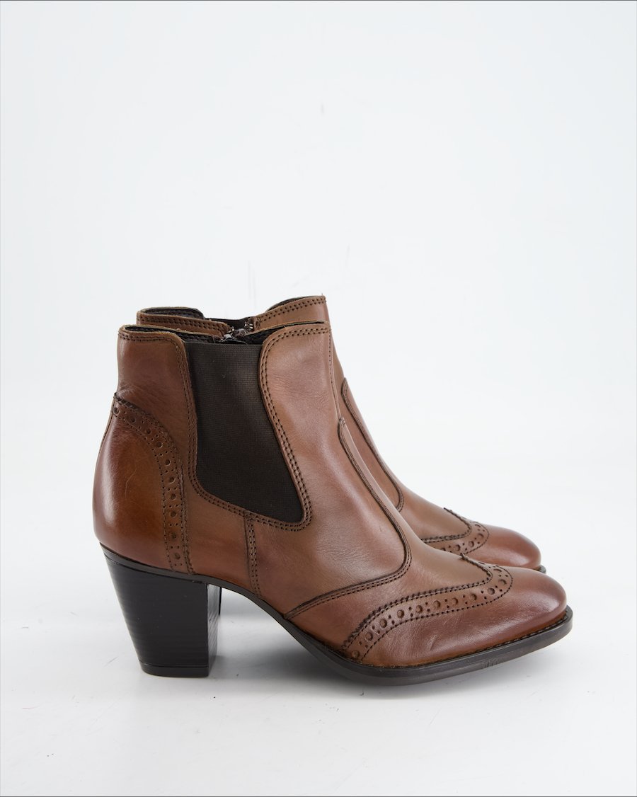 5th Avenue Ankle Boots Leather Brown Eu 37