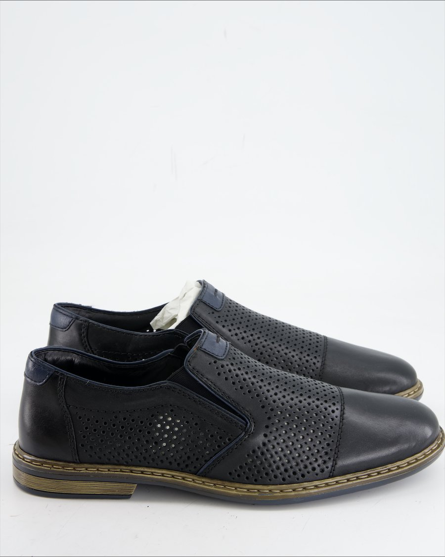 Rieker Flats Leather Black  Eu 43