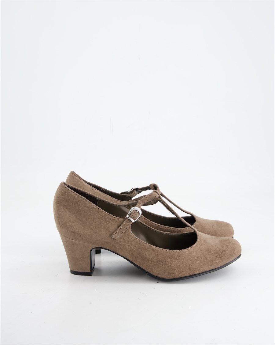 Graceland Heels Suede Beige Eu 38
