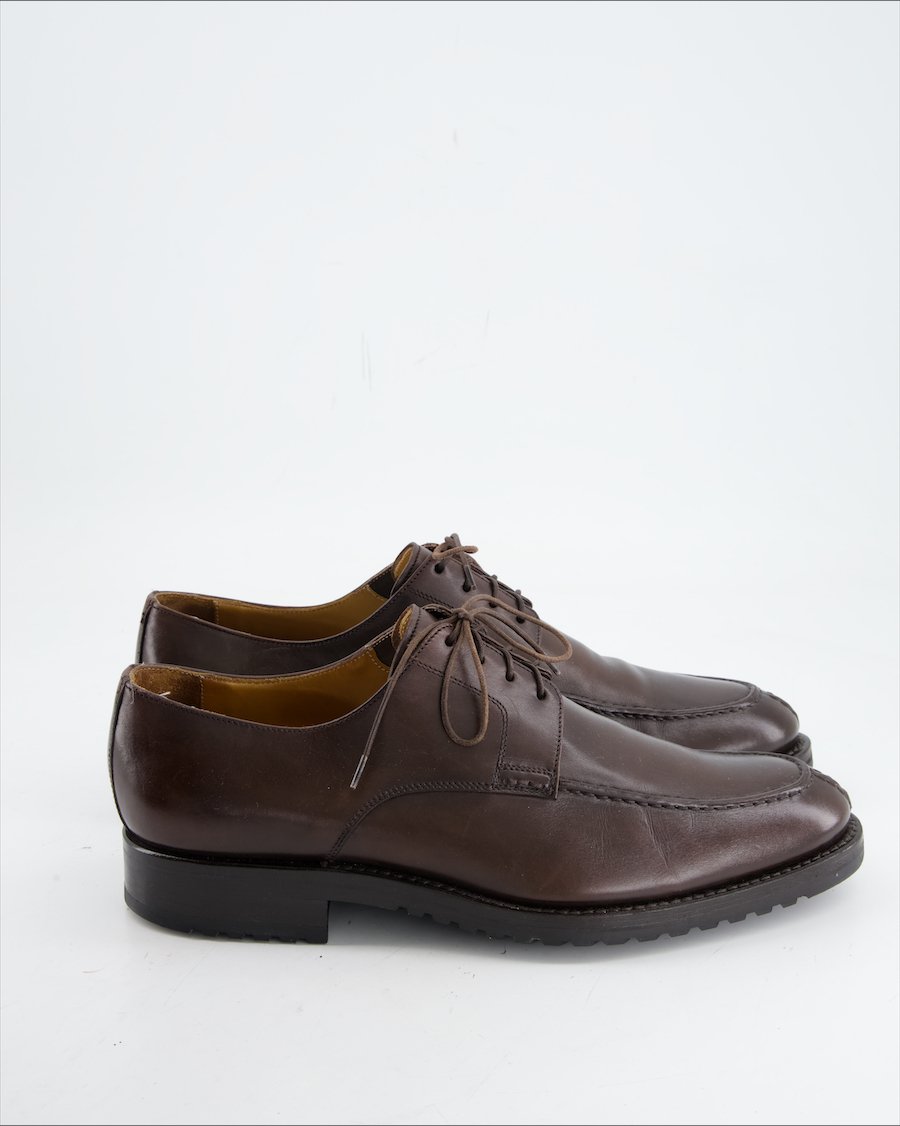 Yves Gerard Flats Leather Brown Eu 43