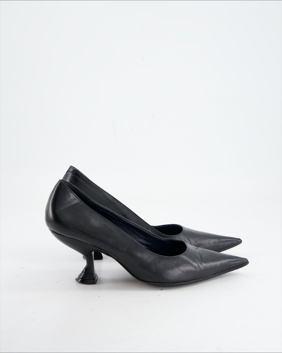 Lanvin Heels Leather Black Eu 36