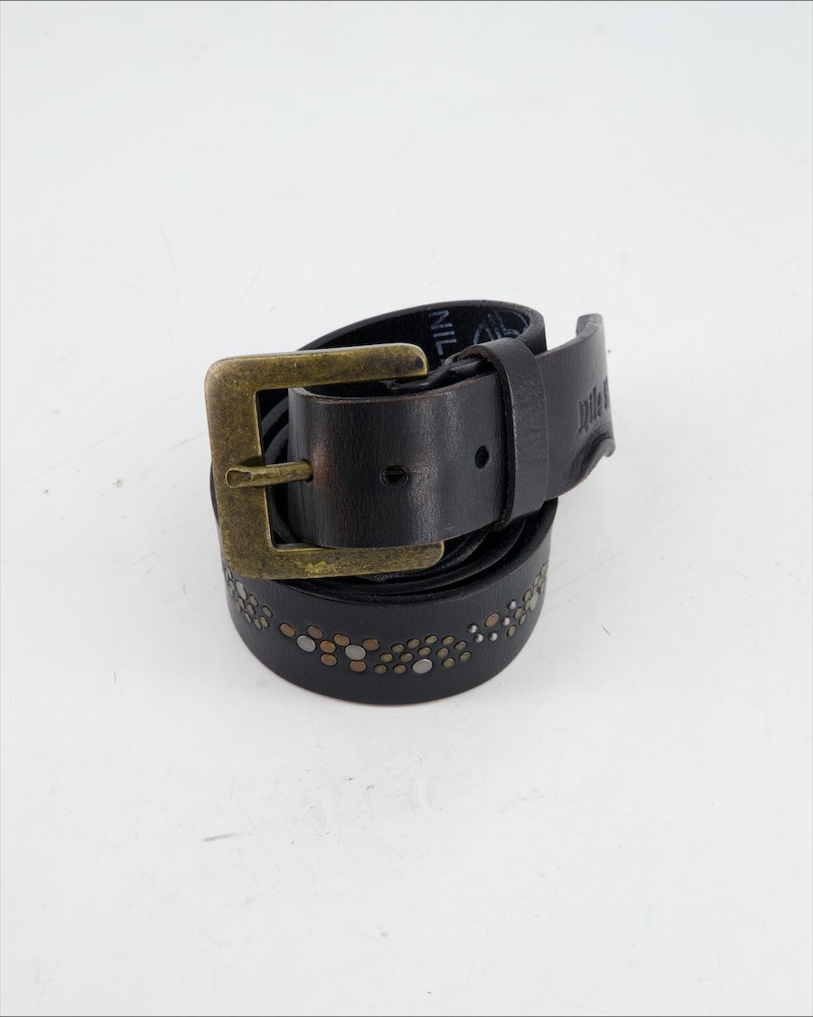 Nile 85 Belt Leather Black