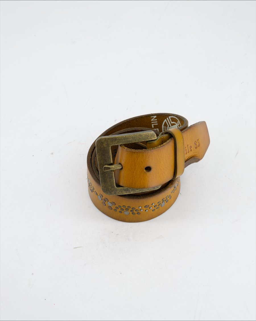Nile 85 Belt Leather Brown