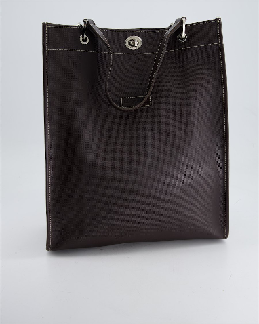 Longchamp Handbag Leather Brown