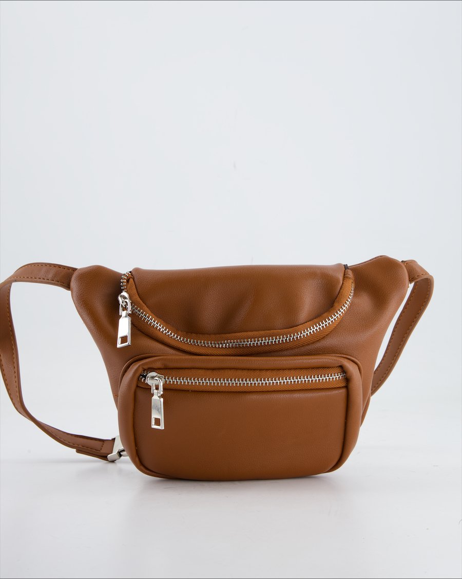 Chicoree Bum Bag Polyurethane Brown
