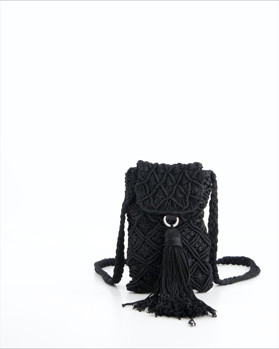 Zara crossbody bag Cloth Black