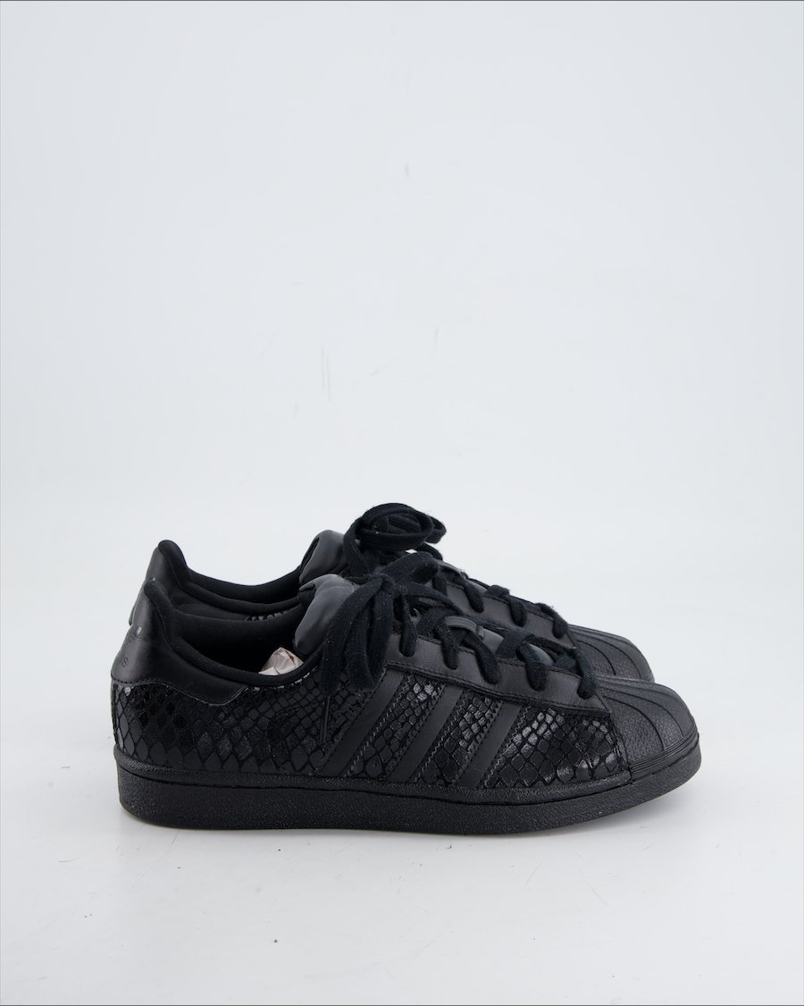 Adidas Trainers Leather Black Eu 38