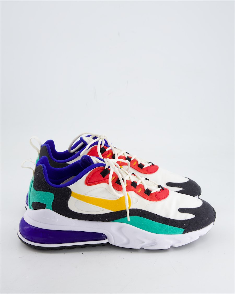 Nike Air Max 270 React Trainers Suede Multicolour Eu 42.5