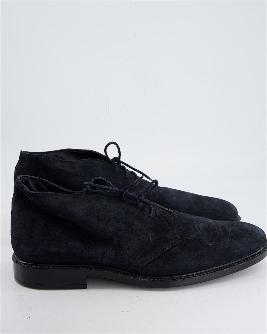 Tod's Flats Suede Navy