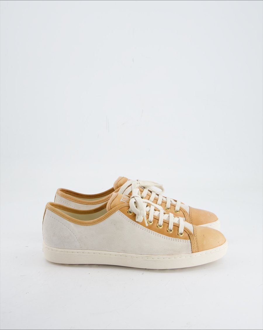 Tod's Trainers Leather Camel Eu 37.5