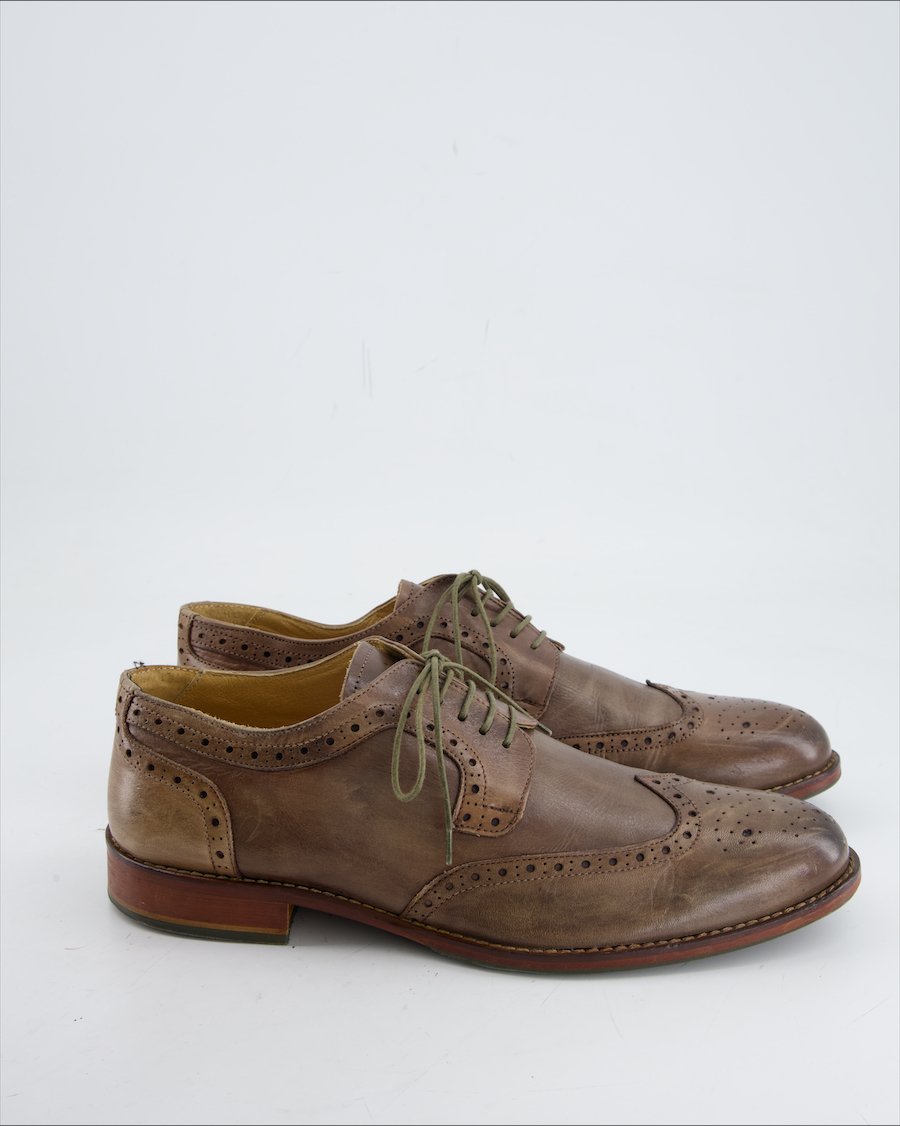 Exton Flats Leather Brown Eu 43
