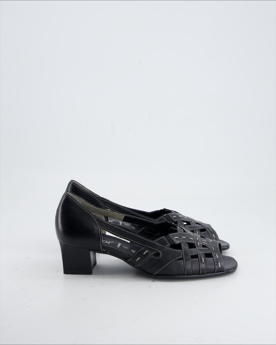 Gabor Heels Leather Black Eu 37.5