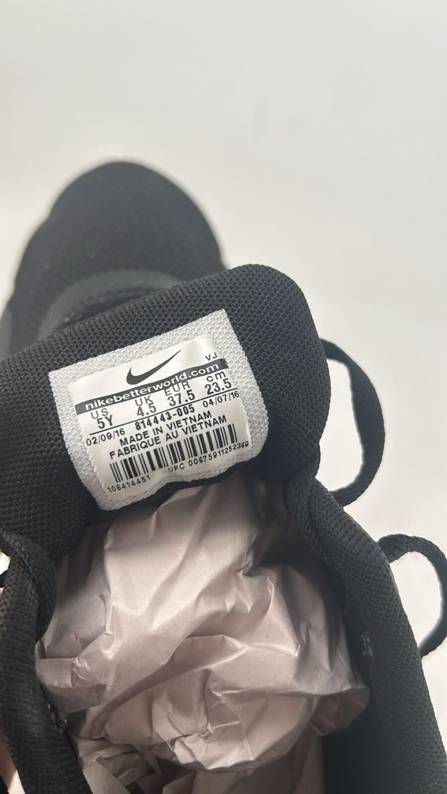 Nike Trainers Cloth Black Eu 37.5 - immagine 6