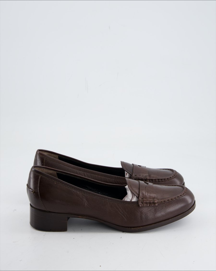 Miu Miu Heels Leather Brown Eu 40