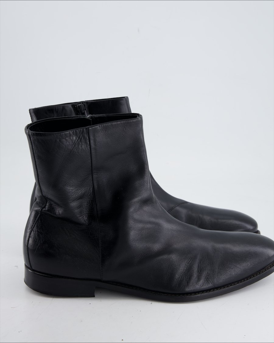 Calvin Klein Ankle Boots Leather Black Eu 44