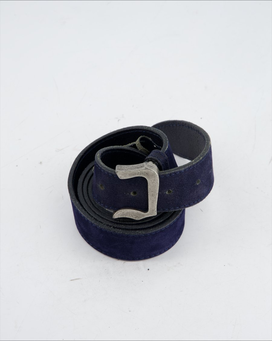 Dondup Belt Leather Blue