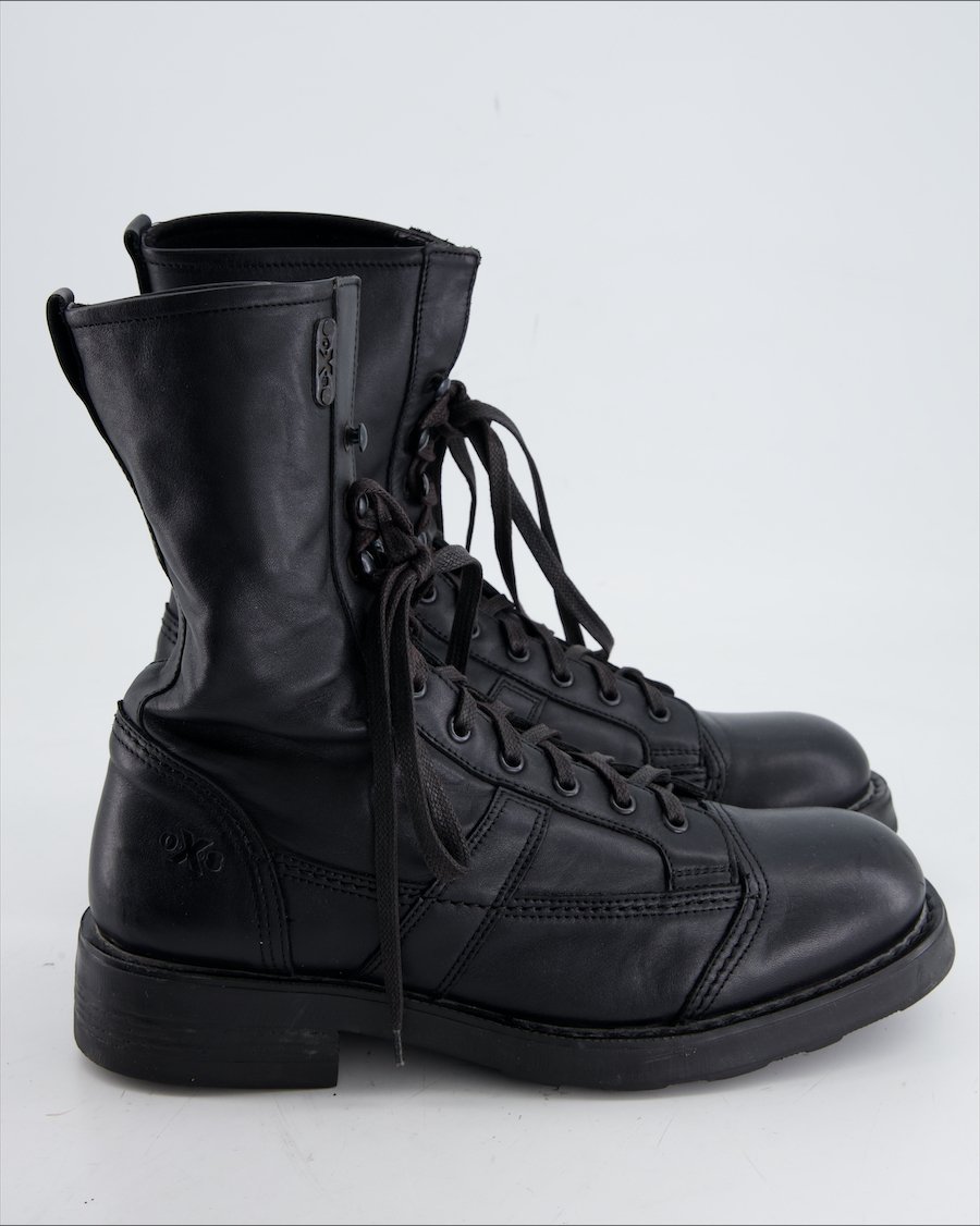 OXS Boots Leather Black Eu 41