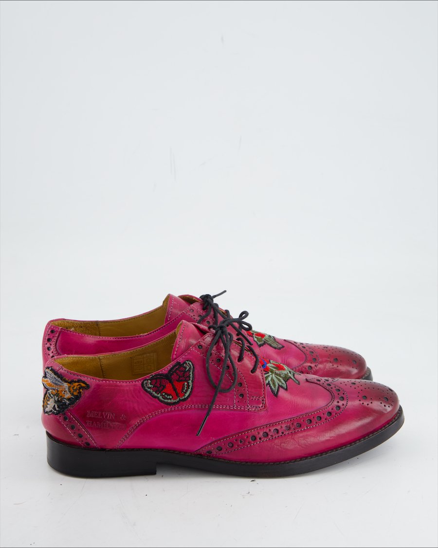 Melvin & Hamilton Flats Leather Purple Eu 38