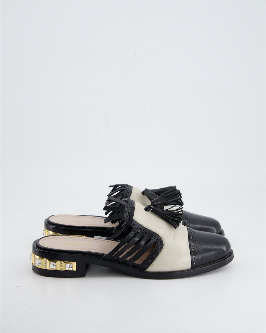 Cavallini Flats Leather Black Eu 38