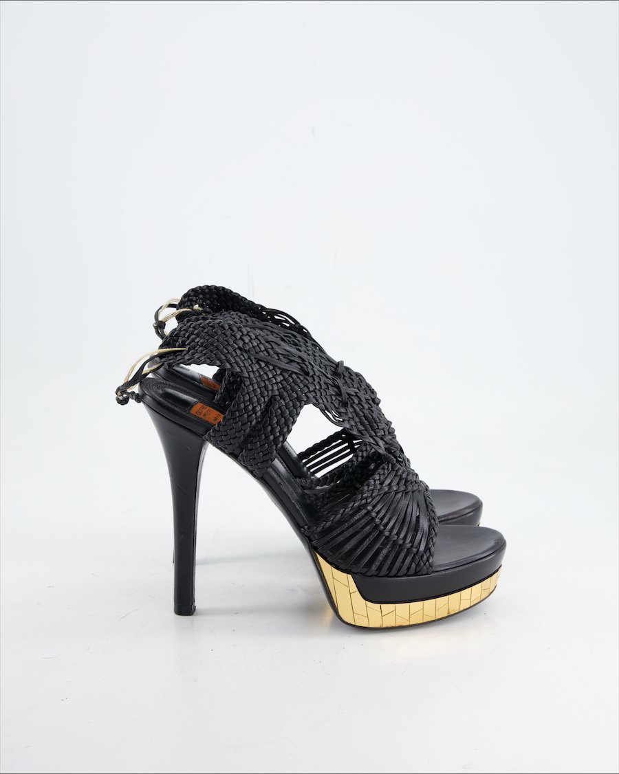 Goffredo Fantini Heels Leather Black