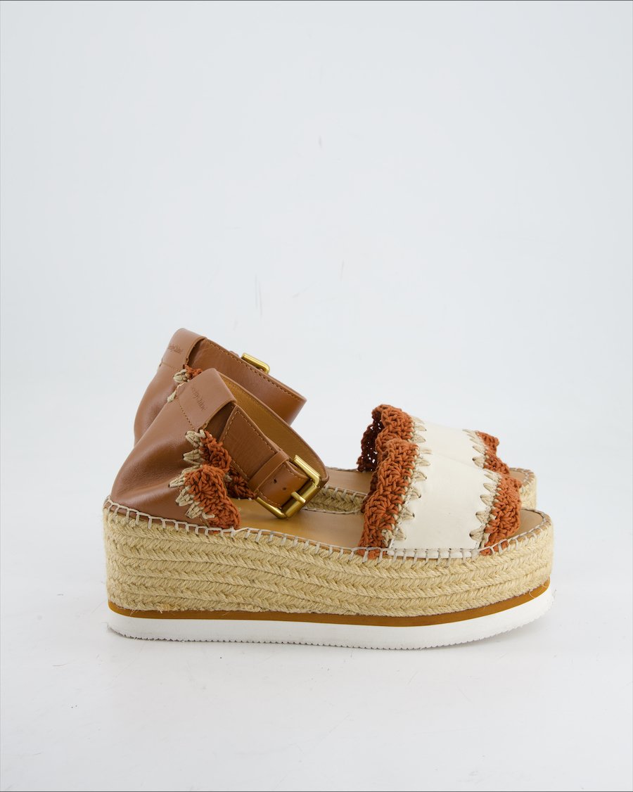 See By Chloe Sandals Leather Brown Eu 39