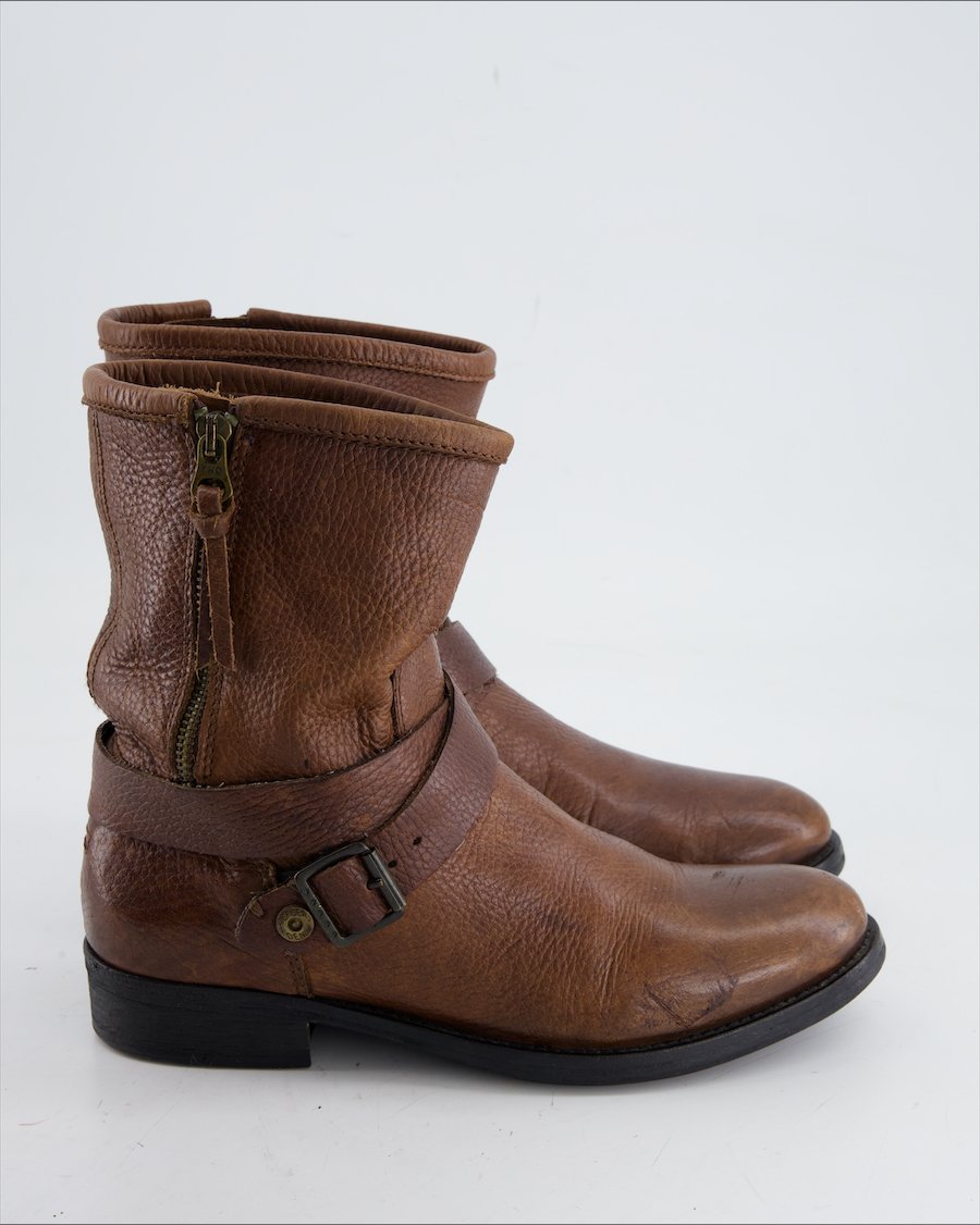Hilfiger Denim Boots Leather Brown