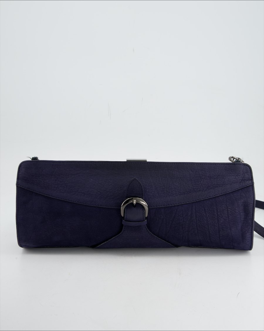Max Mara Weekend Crossbody Bag Leather Blue