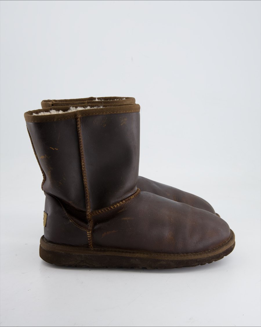 UGG Boots Leather Brown Eu 36