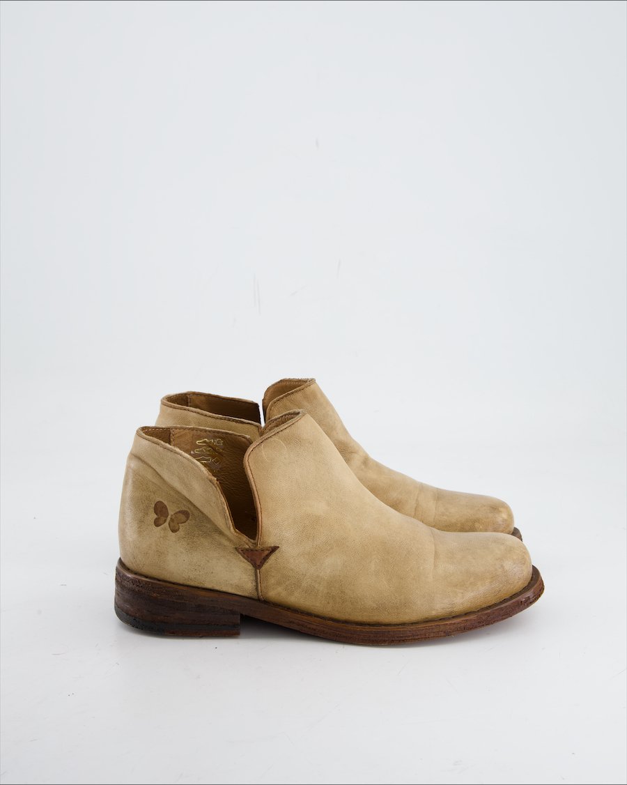 Felmini Ankle Boots Leather Beige Eu 37