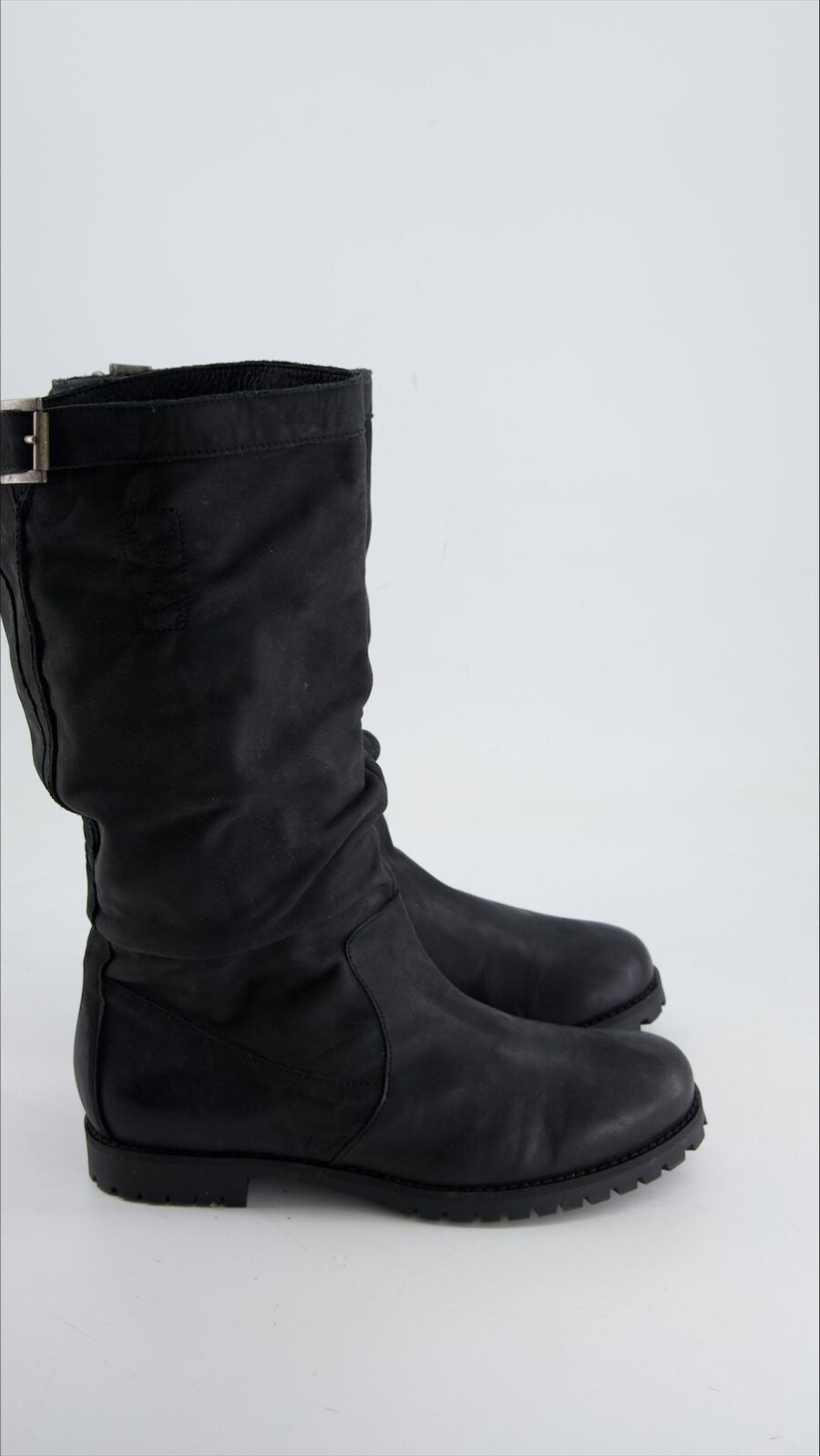 Bata Boots Leather Black Eu 39