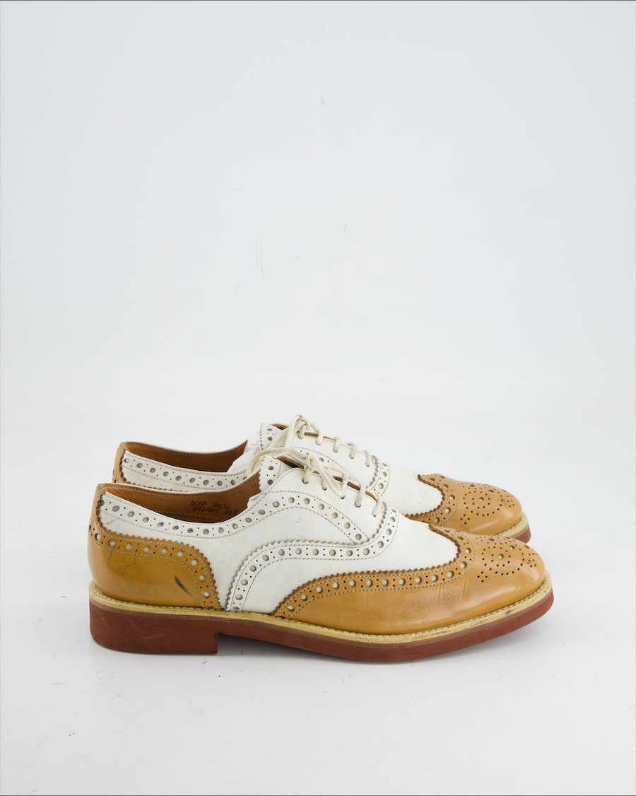 Church's Flats Leather Beige Eu 37.5
