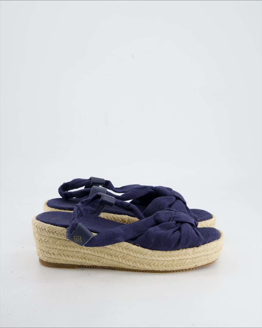 Gant Sandals Cloth Blue Eu 39
