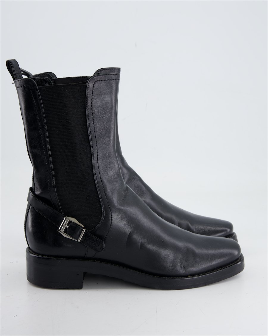 Sergio Rossi Boots Leather Black Eu 38