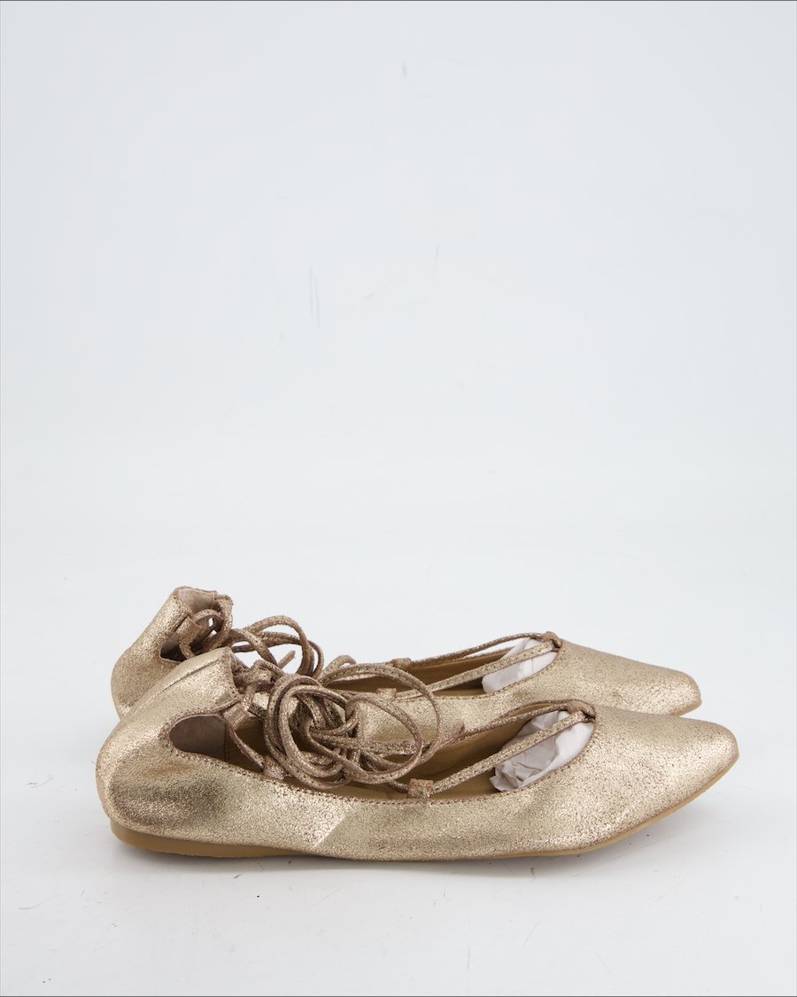 Steve Madden Sandals Leather Gold Eu 38