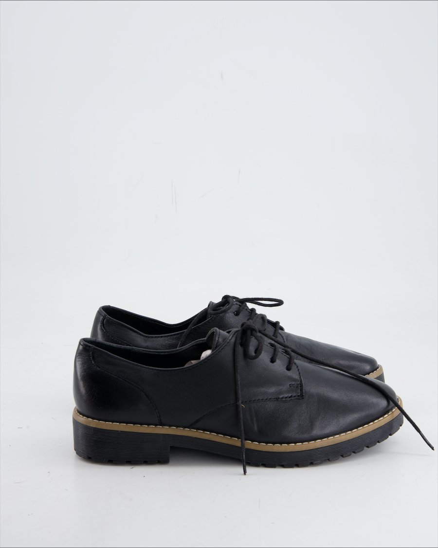 5Th Avenue Flats Leather Black Eu 36