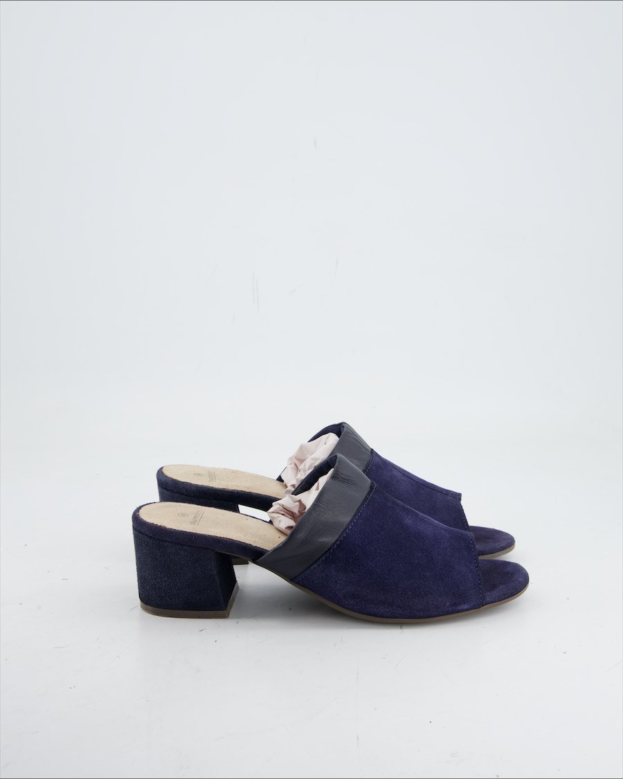 Blue Motion Heels Suede Blue Eu 38