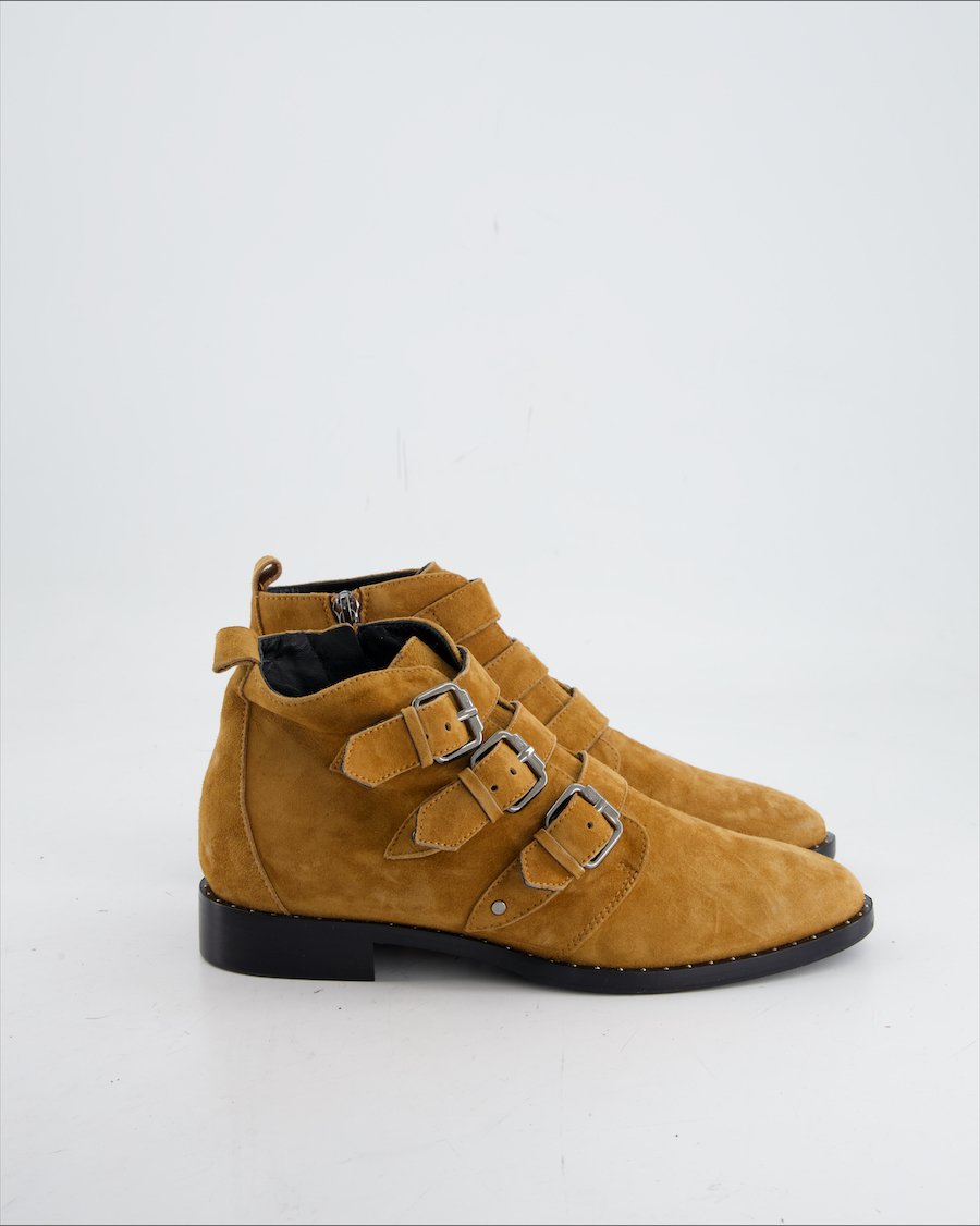 Navyboot Ankle Boots Suede Brown Eu 37