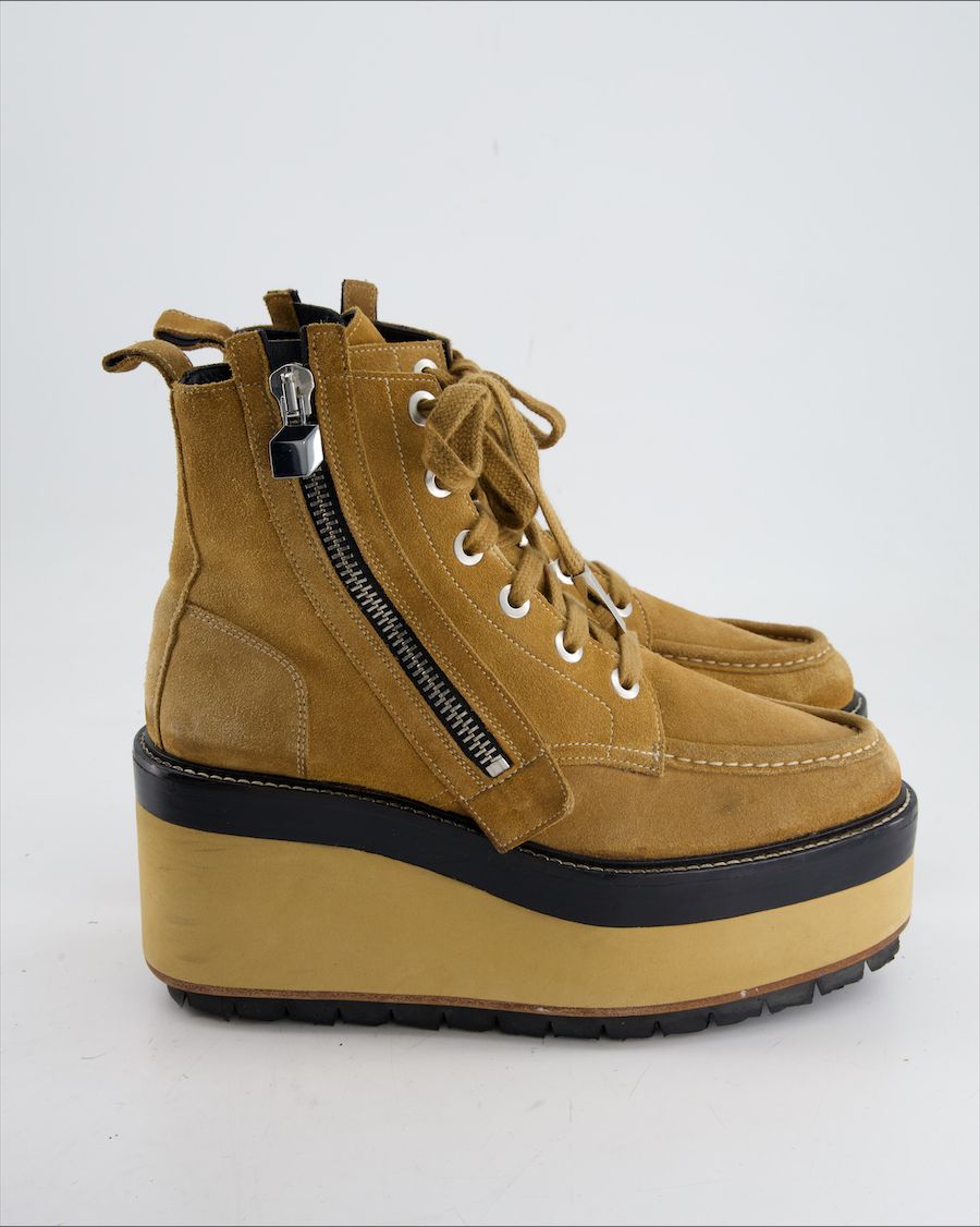 Pierre Hardy Boots Suede Camel Eu 41