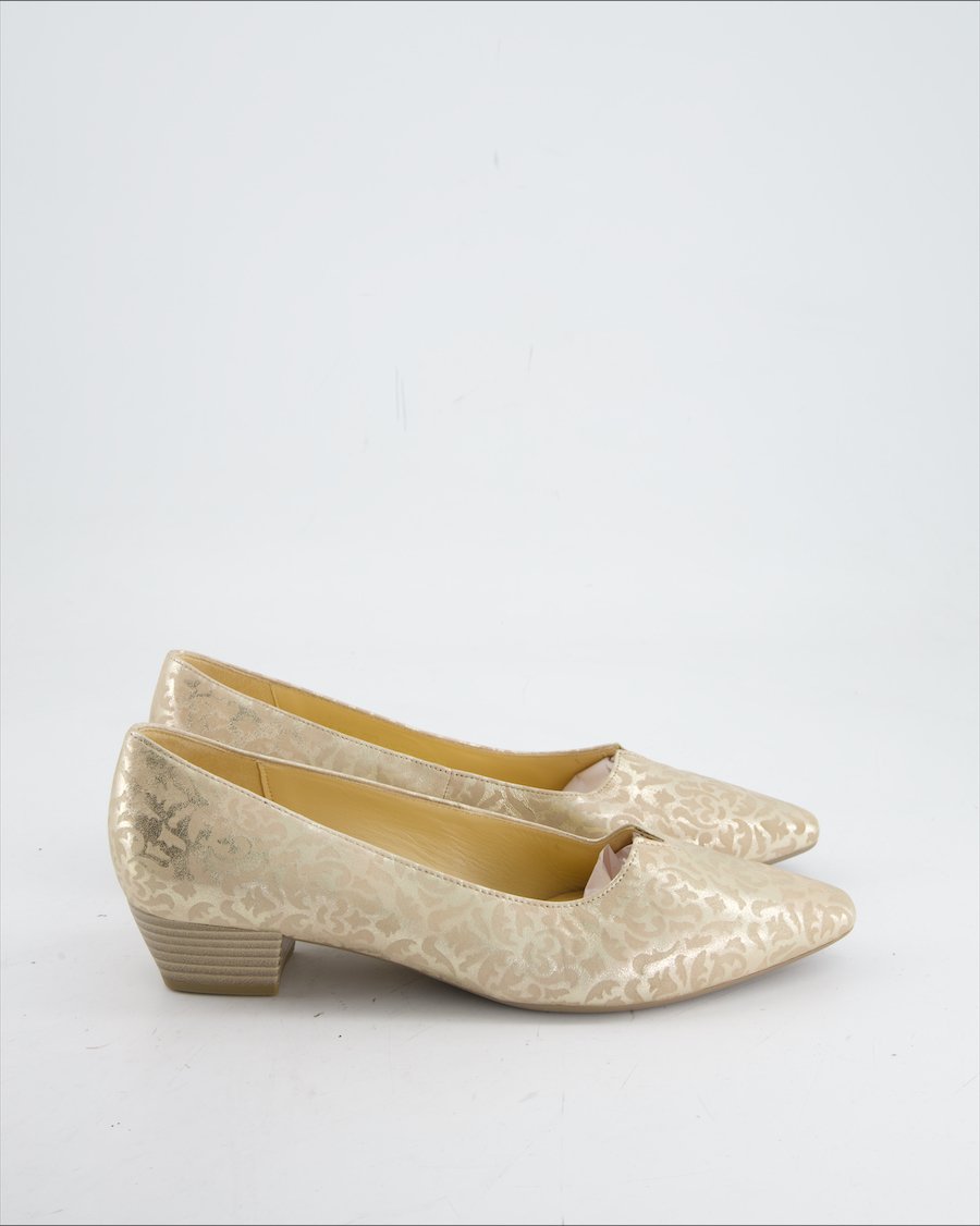 Gabor Heels Leather Gold Eu 40.5
