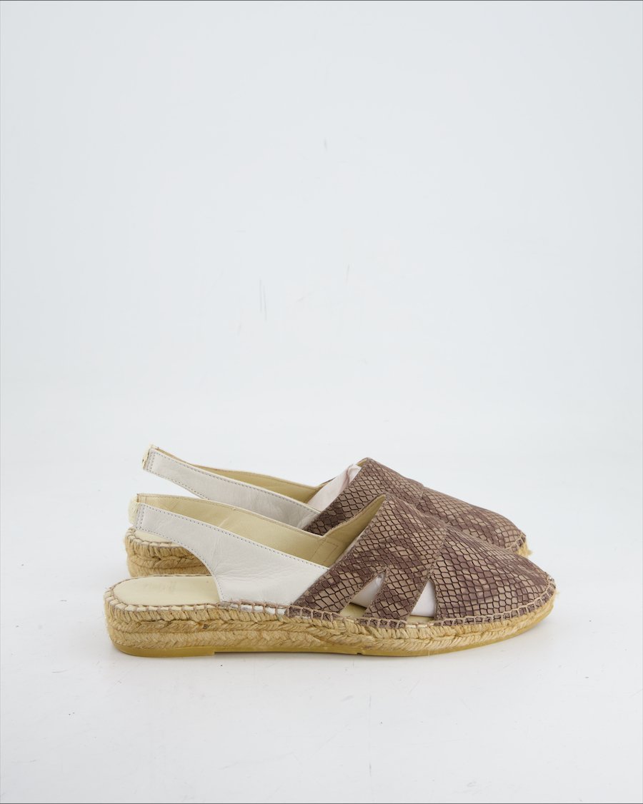 Navyboot Flats Leather Brown Eu 38