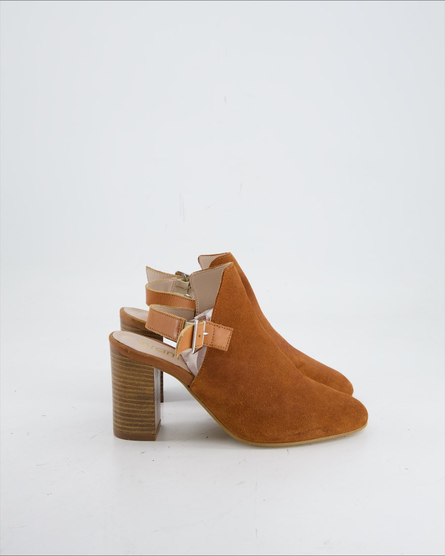 Eram Heels Suede Brown Eu 36