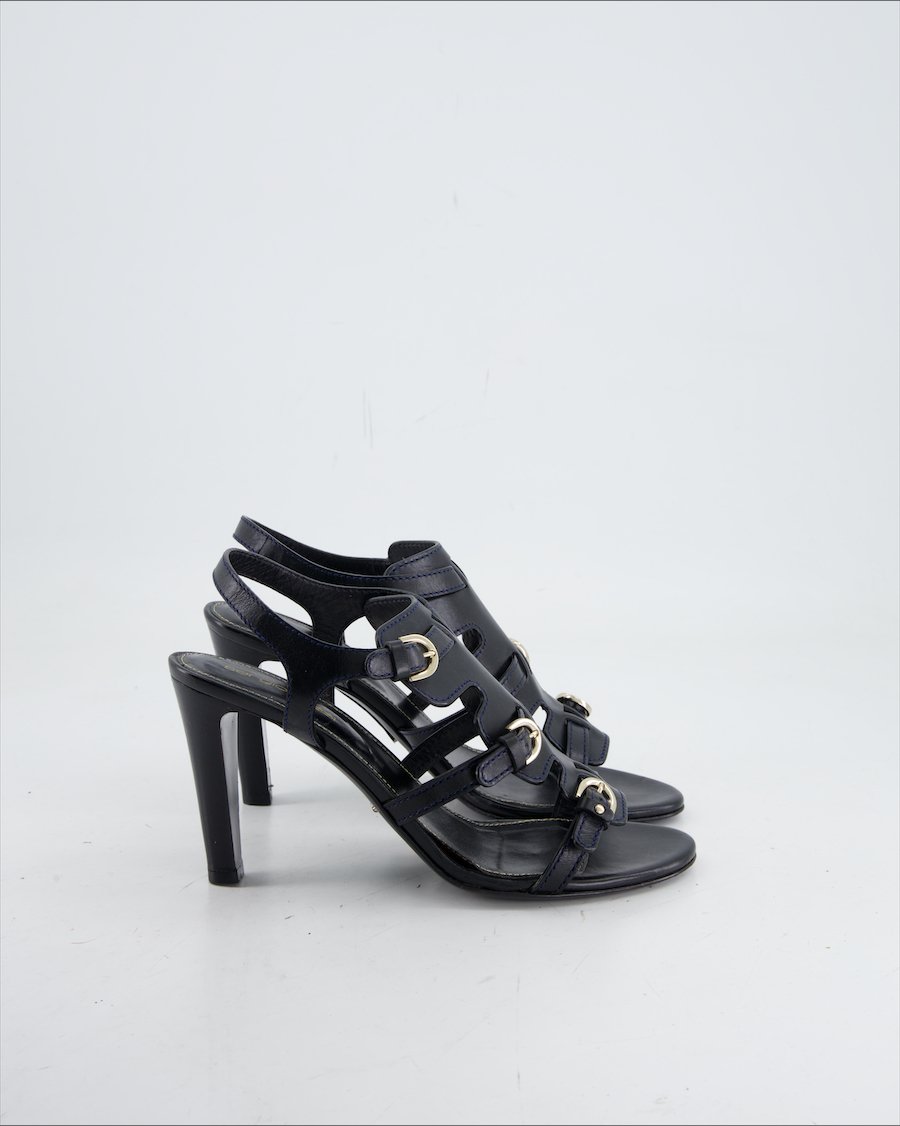 Sergio Rossi Heels Leather Black Eu 37.5