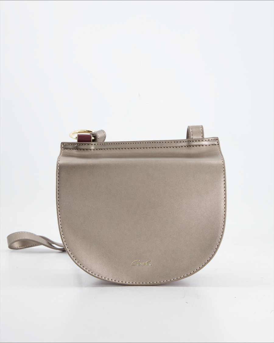 Axel Shoulder Bag Leather Burgundy