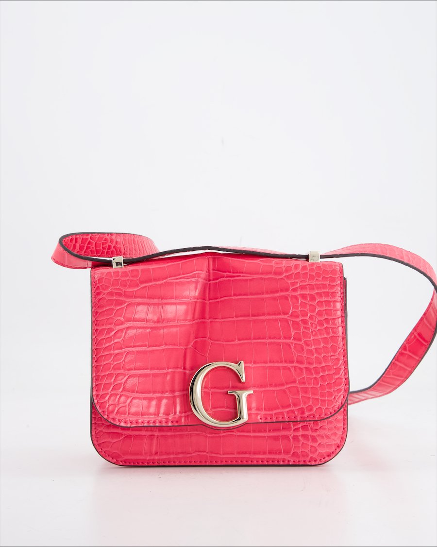 Guess Crossbody Bag Polyurethane Pink