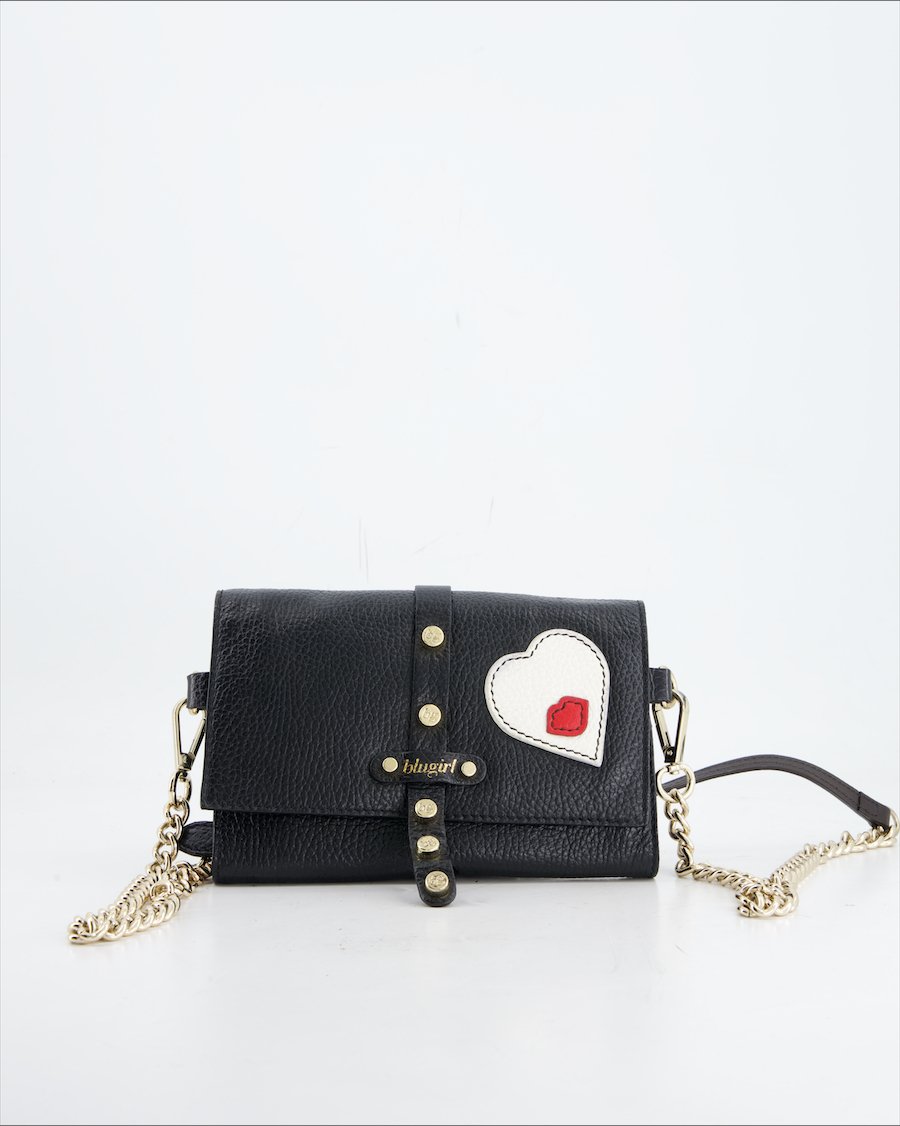 Blugirl Crossbody Bag Leather Black