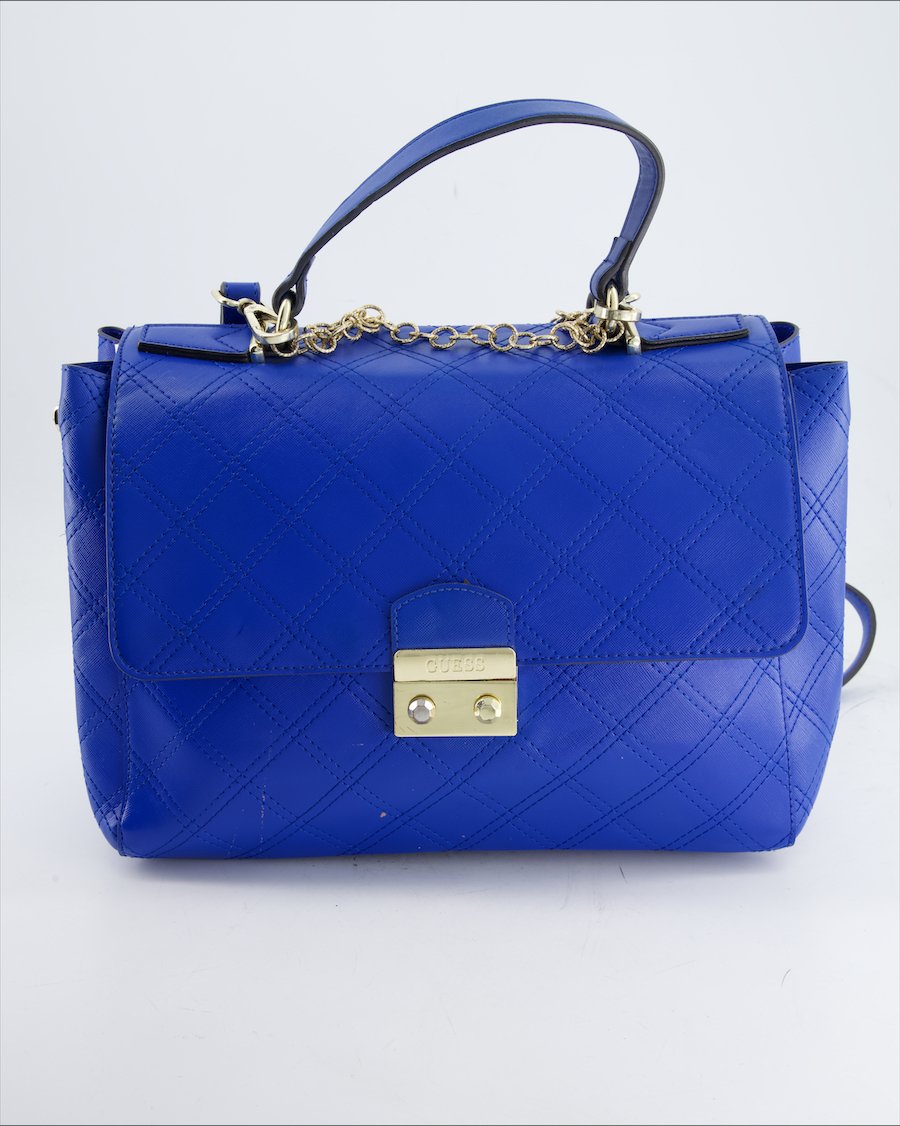 Guess Handbag Polyurethane Blue