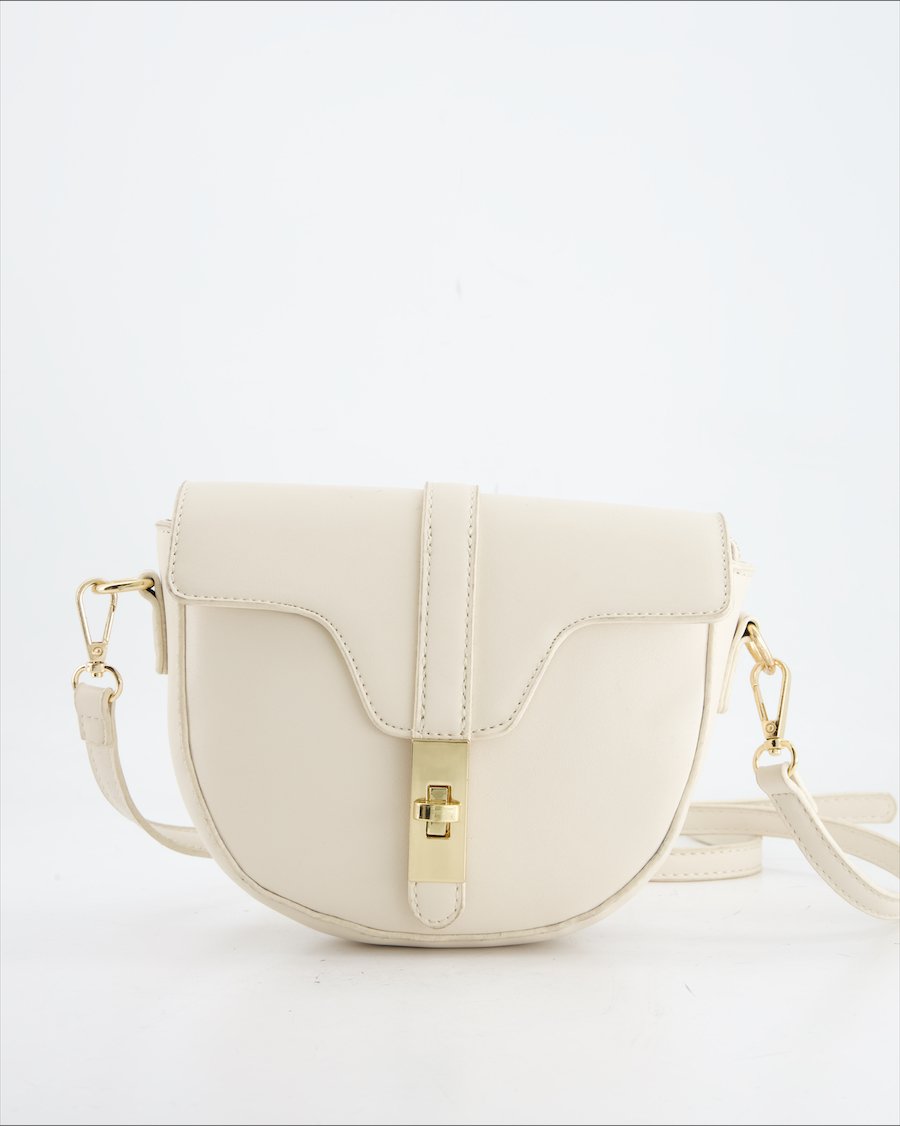 Chicoree Crossbody Bag Polyurethane Beige